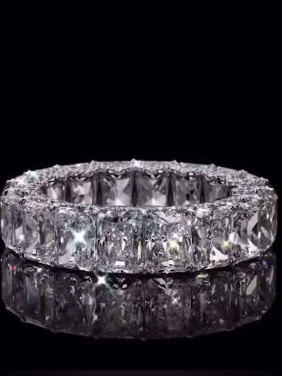 Zelly Designs Jewelry - Radiant White Diamond Eternity Band - Women Jewelry